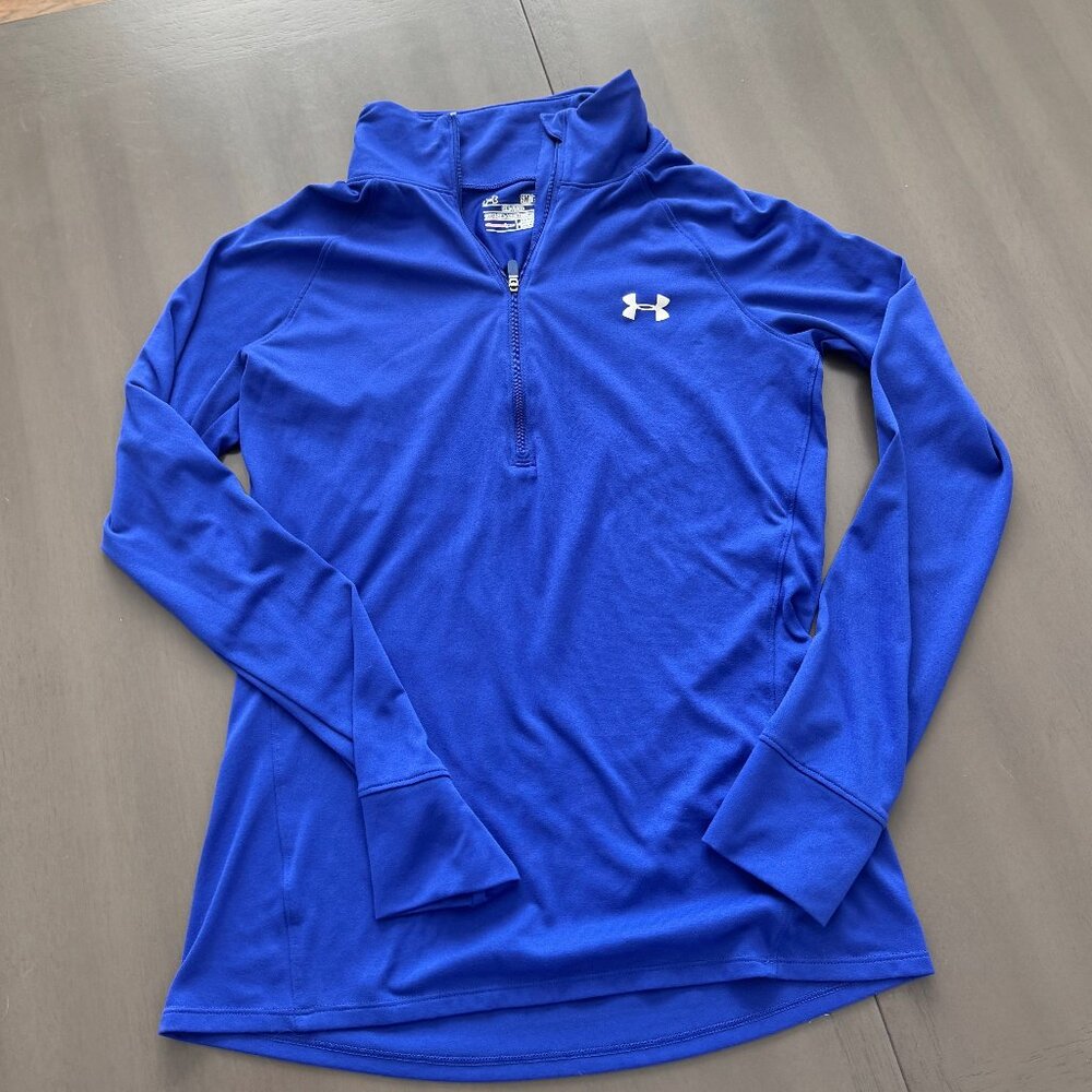 Blue Under Armour 1/4 Zip Pullover